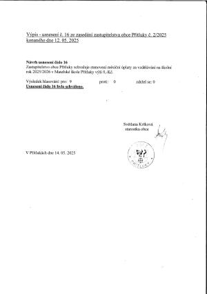 příloha ke směrnici úplata na rok 2025/2026